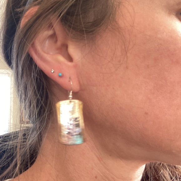 Lazaro Gutierrez Modernist Sterling and Brass Designer Set - Picture 7 of 10